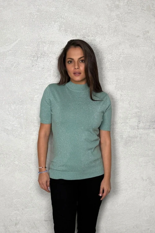 Dámska blúzka s krátkym rukávom