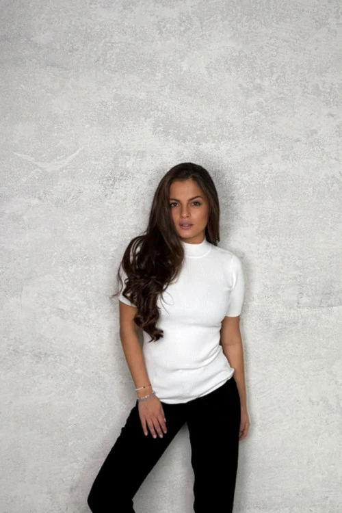 Dámska blúzka s krátkym rukávom