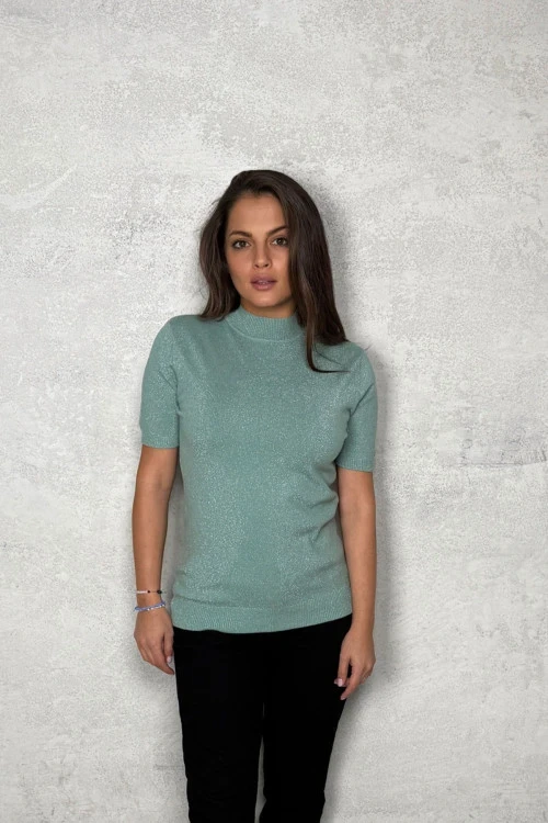 Dámska blúzka s krátkym rukávom