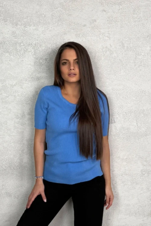 Dámska blúzka s krátkym rukávom