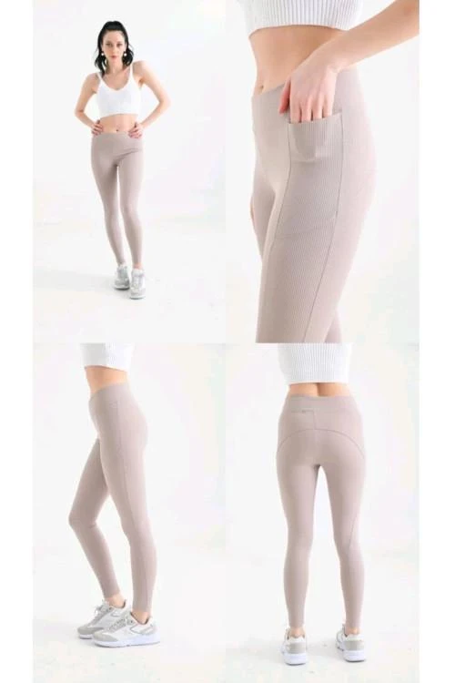 Női leggings zsebbel