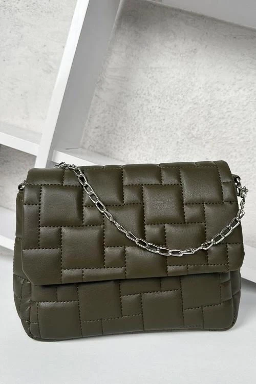 Geanta crossbody cu lant pentru femei