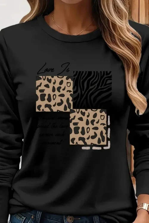 Γυναικεία μπλούζα με μακριά μανίκια