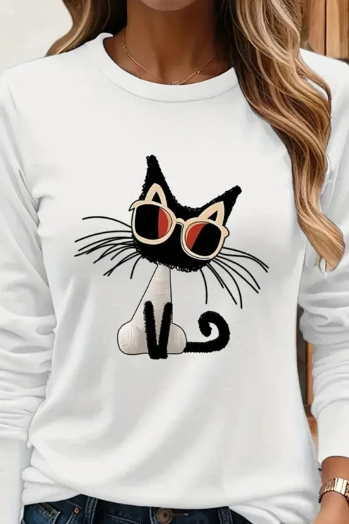 Γυναικεία μπλούζα με μακριά μανίκια