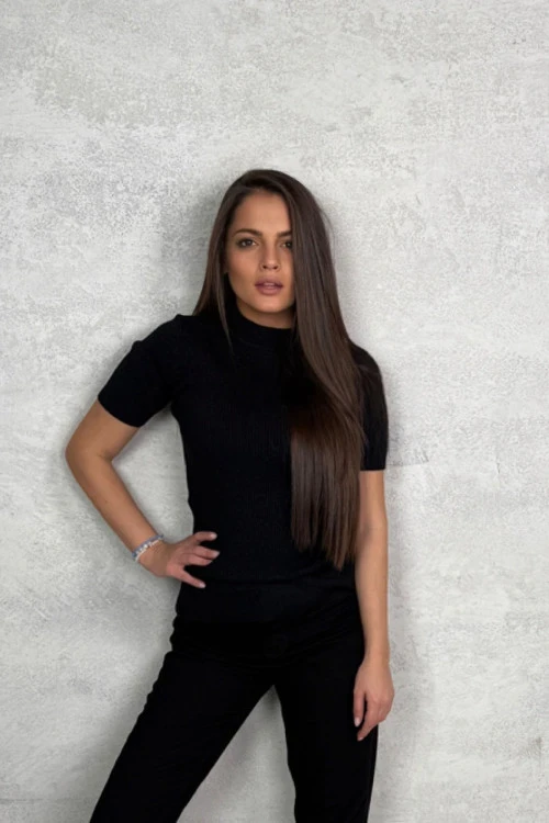 Dámska blúzka s krátkym rukávom