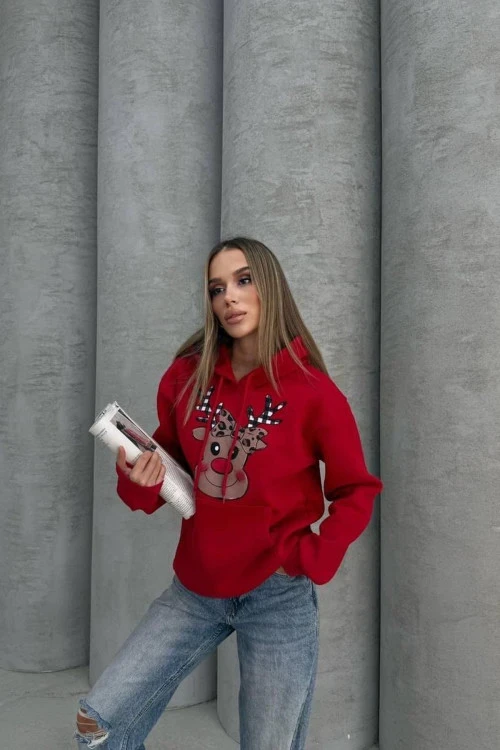 Ženski sportski top sa kapuljačom