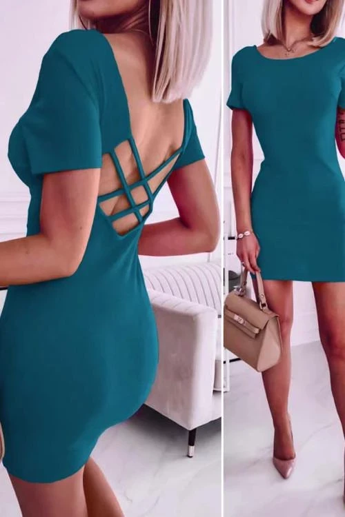 Dresses with short sleeves
