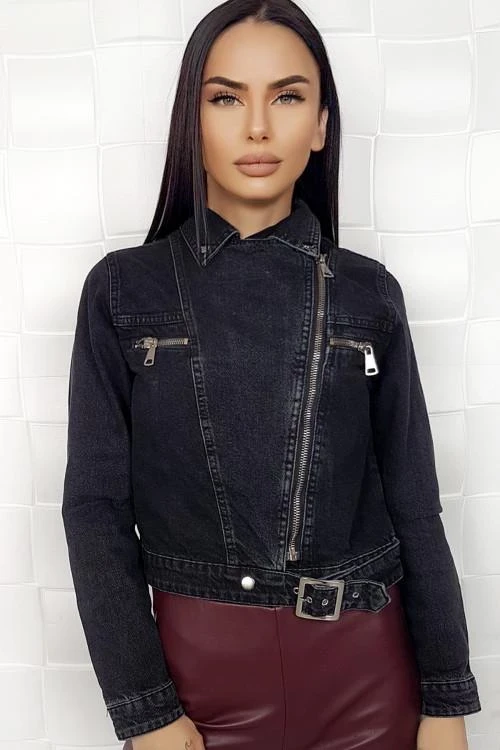 Дамско дънково яке