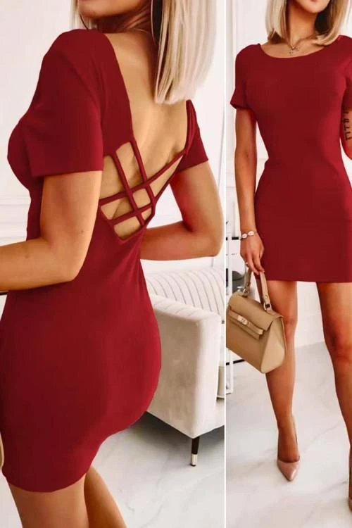 Dresses with short sleeves
