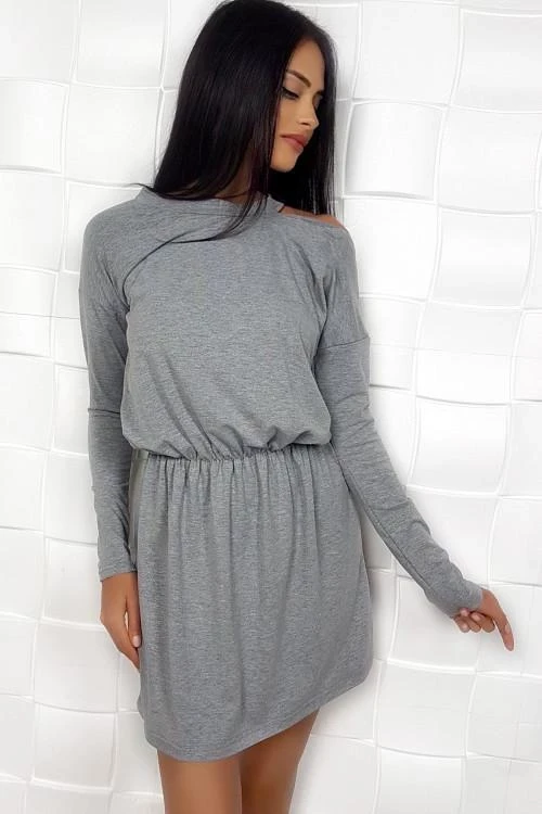 Ladies dress with long sleeves