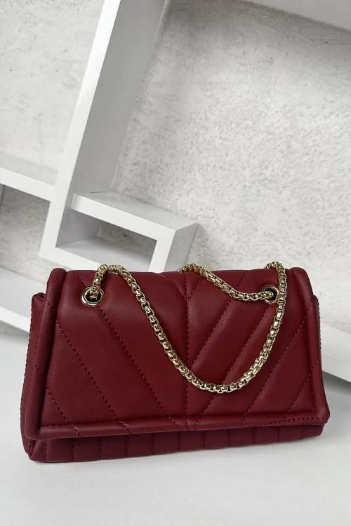 Geanta crossbody cu lant pentru femei