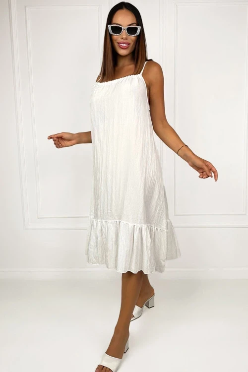 Women's summer dress with straps