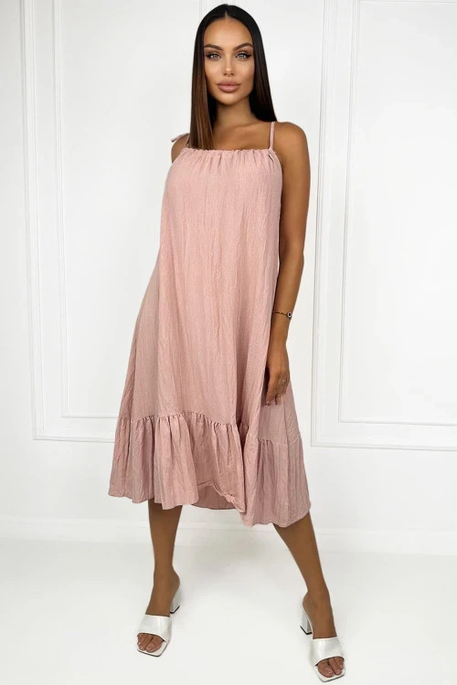 Women's summer dress with straps