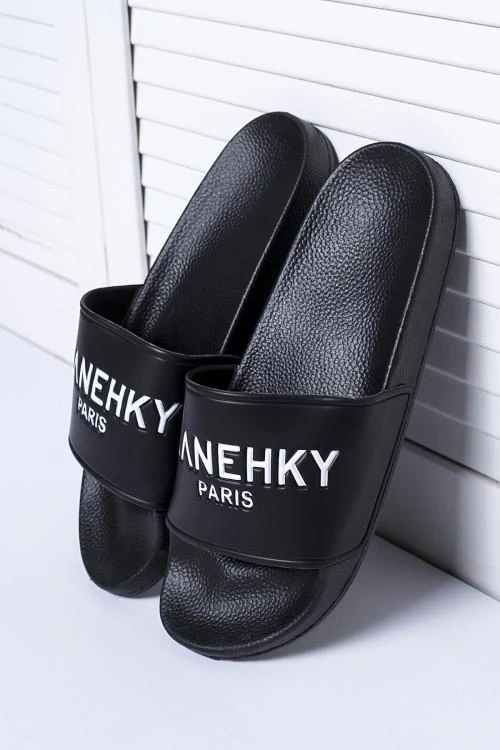 Pánske žabky s nápisom