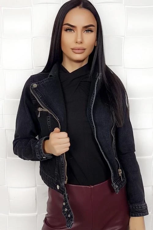 Дамско дънково яке