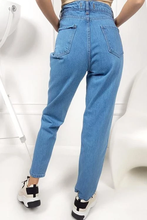 Dámske džínsy s vysokým pásom