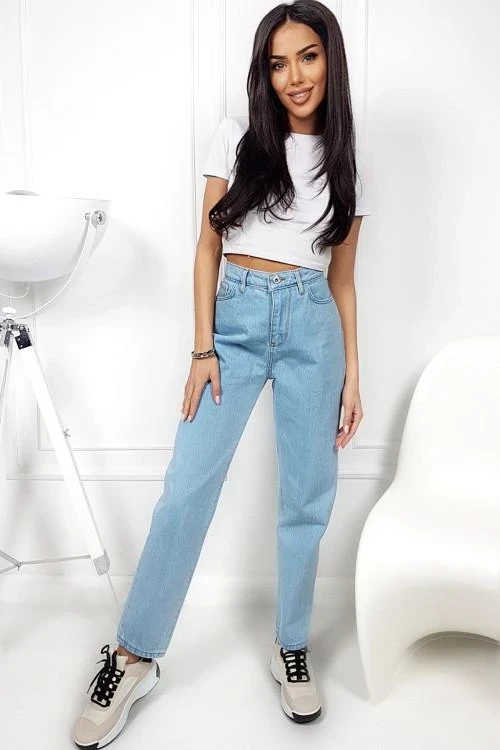 Dámske džínsy s vysokým pásom