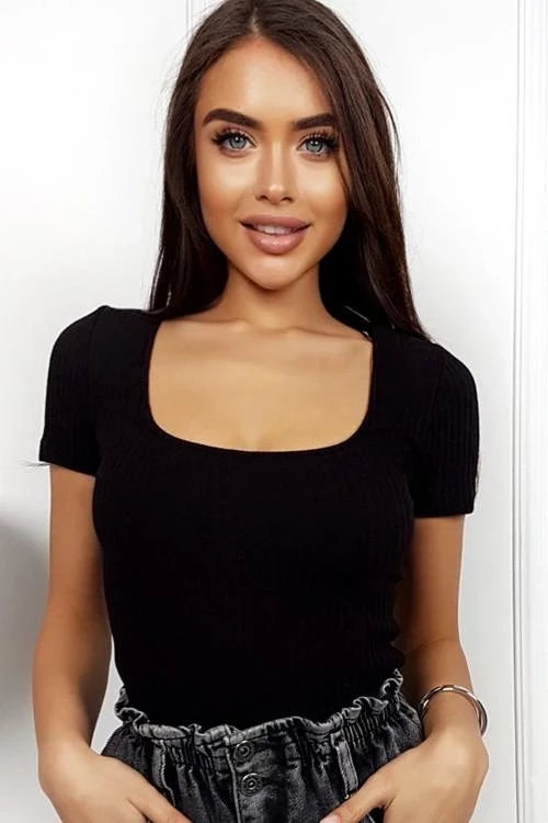 Ladies short sleeve bodysuit