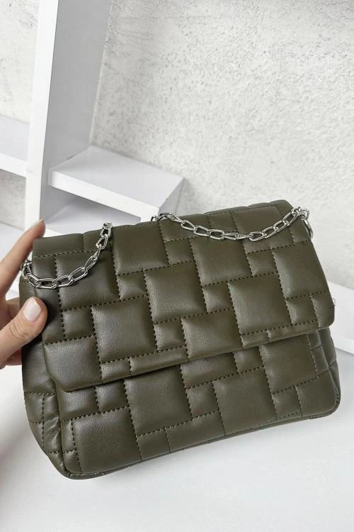 Geanta crossbody cu lant pentru femei