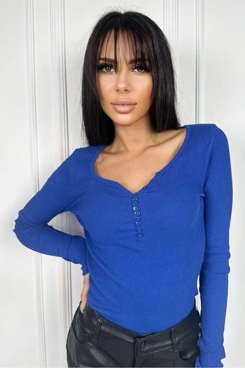 Дамска блуза с дълъг ръкав